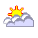Mainly cloudy