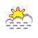 Partly cloudy, some fog